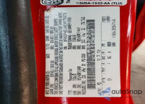 2014 Ford Fiesta Se из США, поврежденный, VIN 3FADP4BJ9EM176579